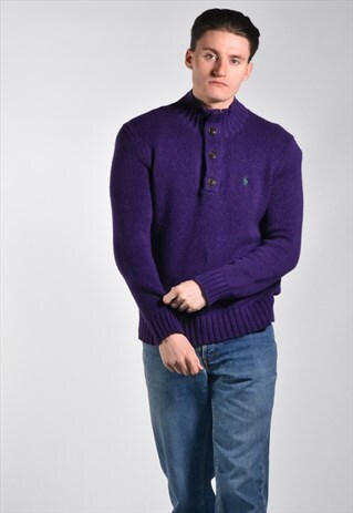 POLO RALPH LAUREN QUARTER ZIP PULLOVER JUMPER