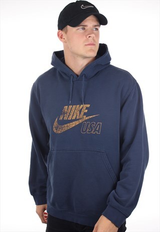 VINTAGE NIKE BIG LOGO HOODIE SWEATSHIRT
