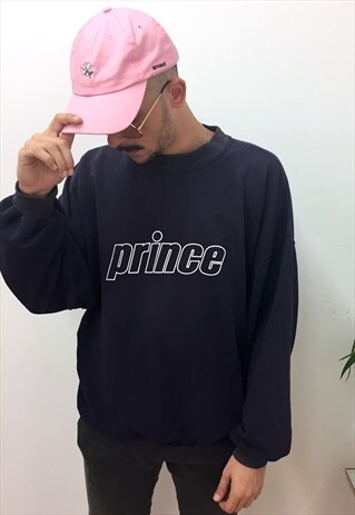 VINTAGE BLUE PRINCE 90S JUMPER