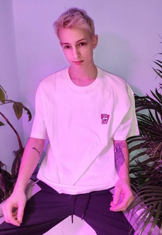 DROP SHOULDER CARTOON PRINT OVERSIZE T-SHIRT ANIME TEE