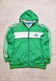 Adidas Green Zip Hooded Jacket 