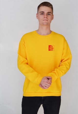 YELLOW PHARAOH (RED) SWEATSHIRT