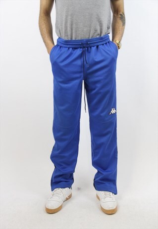 VINTAGE KAPPA 90'S BLUE TRACKSUIT BOTTOMS