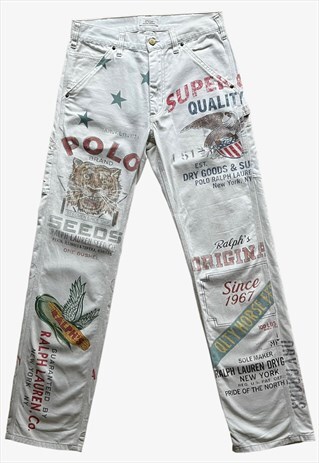 Polo Ralph Lauren Graphic Screen Print Lion Trousers