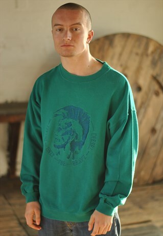 RARE 80S DIESEL BIG LOGO SWEATER