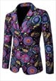 Purple haze suit jacket kaleidoscope magic