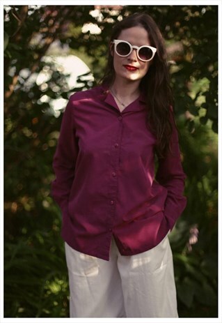 VINTAGE 90'S BORDO LONG SLEEVED SHIRT