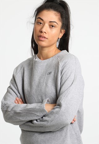 90S REEBOK EMBROIDERED LOGO SWEATSHIRT