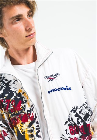 VINTAGE 90S REEBOK SHELL JACKET / S4116