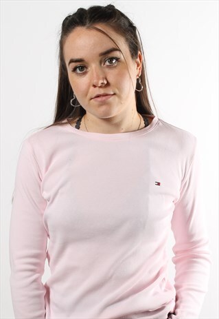 baby pink tommy hilfiger top