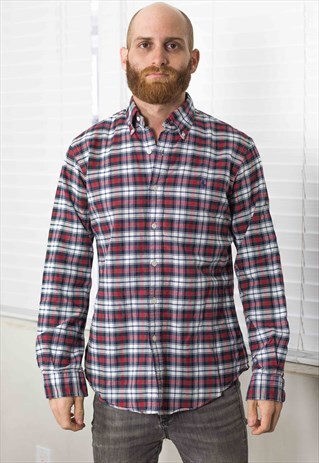 VINTAGE POLO RALPH LAUREN SHIRT 90S S 10.3