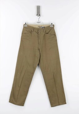 Avirex Regular Fit Chino Trousers in Beige - W28 - L32