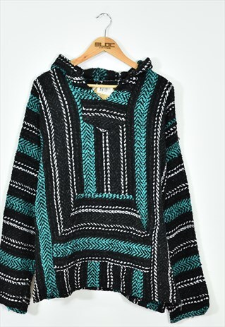 VINTAGE BAJA HOODIE BLACK XXLARGE