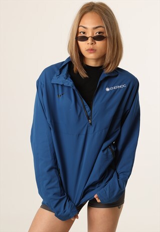VINTAGE NIKE 1/4 ZIP PULLOVER WINDBREAKER JACKET