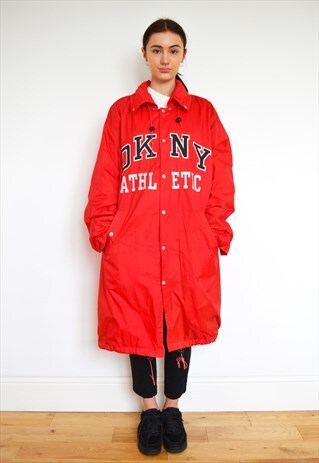 RARE VINTAGE DKNY RED COACH JACKET