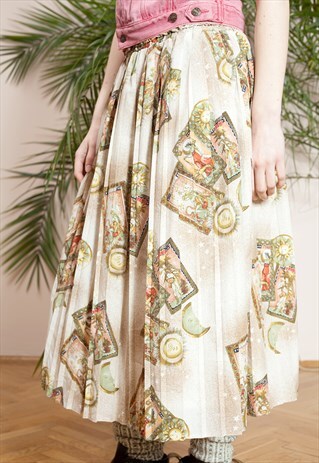 VINTAGE ACCORDION SKIRT