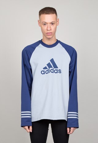 MULTI COLOURED 90'S VINTAGE ADIDAS SWEATER
