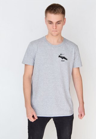 GREY CROCODILE T-SHIRT