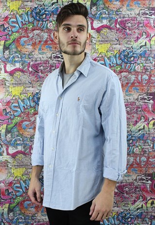 VINTAGE 90S RALPH LAUREN SHIRT. UNISEX