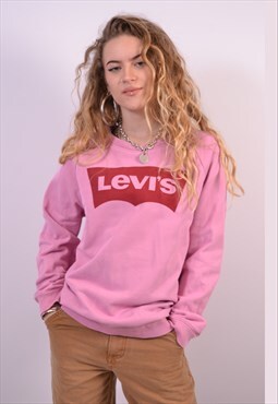 Vintage Levi's Sweatshirt Jumper Pink