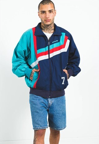 VINTAGE 80S ADIDAS SHELL JACKET / S4528