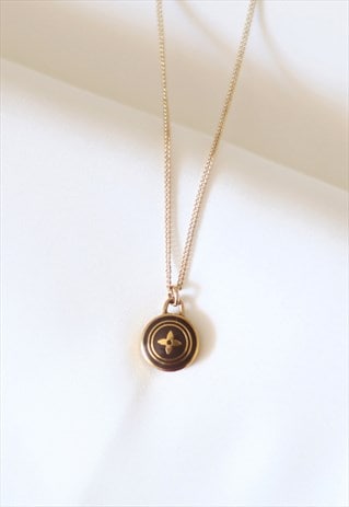 Reworked Louis Vuitton Pendant Necklace | Lou&#39;s Lot | ASOS Marketplace