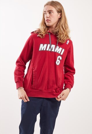 VINTAGE ADIDAS MIAMI HEAT HOODIE