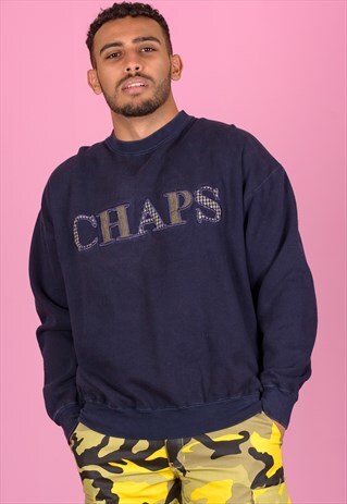 VINTAGE RALPH LAUREN CHAPS SPELL OUT SWEATSHIRT