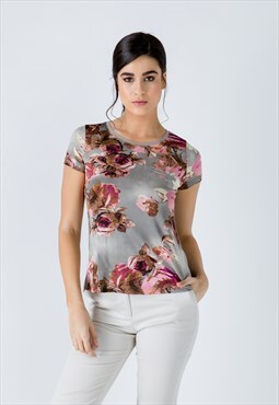 Short Sleeve Floral Top