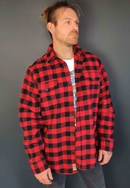 Mens Vintage 90's Check Flannel Lumberjack Shirt Unisex