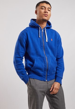 VINTAGE RALPH LAUREN ZIP-UP HOODIE