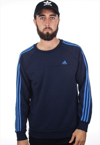 VINTAGE ADIDAS SMALL LOGO SWEATSHIRT JUMPER