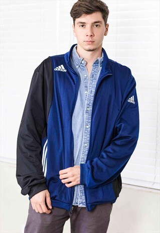VINTAGE ADIDAS JACKET LOGO 90S XL 17.6