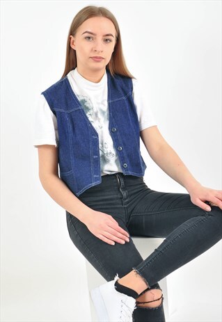 VINTAGE 90'S DENIM VEST