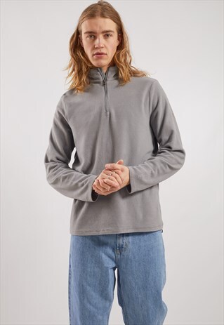 VINTAGE RALPH LAUREN 1/4 ZIP FLEECE SWEATSHIRT
