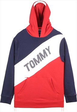 Vintage 90's Tommy Hilfiger Hoodie Spellout Logo Pullover