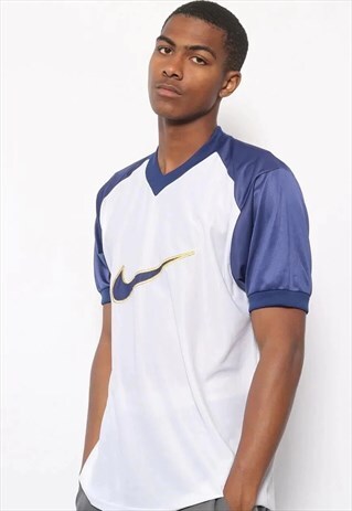 VINTAGE NIKE LOGO T-SHIRT BLUE
