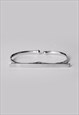 DOUBLE FINGER BAND RING WOMEN STERLING SILVER RING