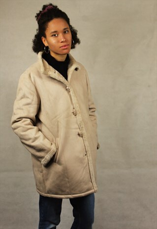 VINTAGE / SUEDE STYLE / JACKET