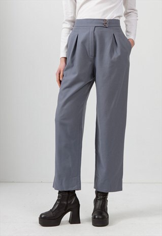 VINTAGE GREY GIALLO TROUSERS BOTTOMS