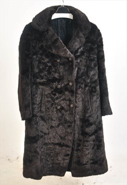 Vintage 90s faux fur coat