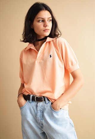 90'S RETRO RALPH LAUREN ATHLEISURE VARSITY POLO T-SHIRT TEE