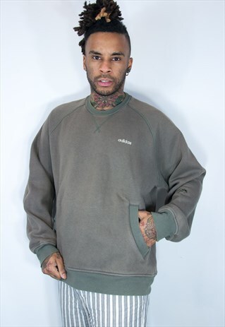EMBROIDED ADIDAS SWEATSHIRT