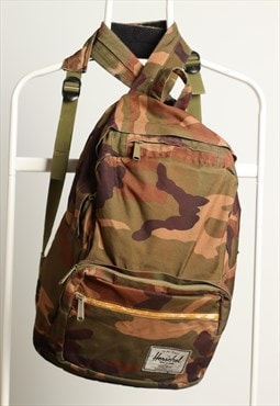 Vintage Herschel Backpack Rucksack Camouflage 