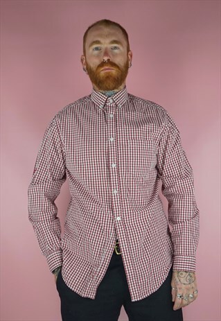 VINTAGE 1990S RED CHECKED SHIRT