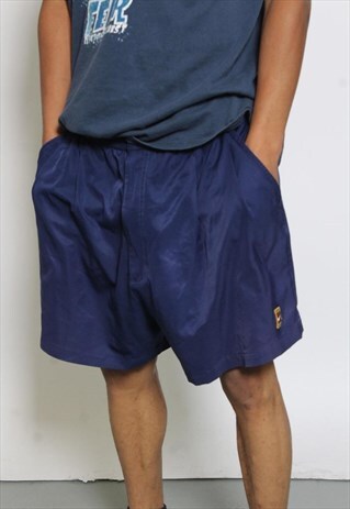 VINTAGE NIKE COURT SHORTS BLUE