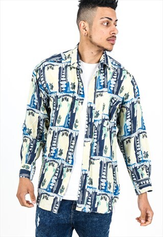 VINTAGE PATTERNED SHIRT S353