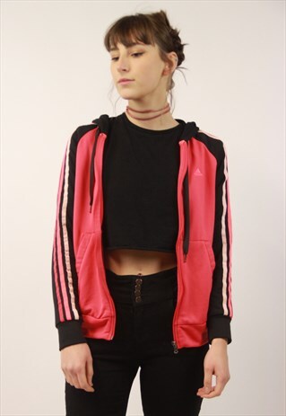 VINTAGE ADIDAS ZIP UP HOODY