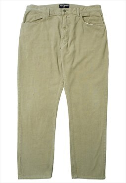 Vintage Polo Ralph Lauren Beige Corduroy Trousers Mens