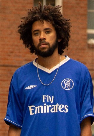 VINTAGE CHELSEA FOOTBALL UMBRO SHIRT IN BLUE